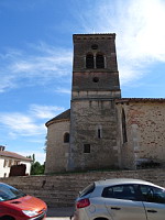 France, Ain, Monthieux (La Dombes), Eglise romane du 12eme (12)